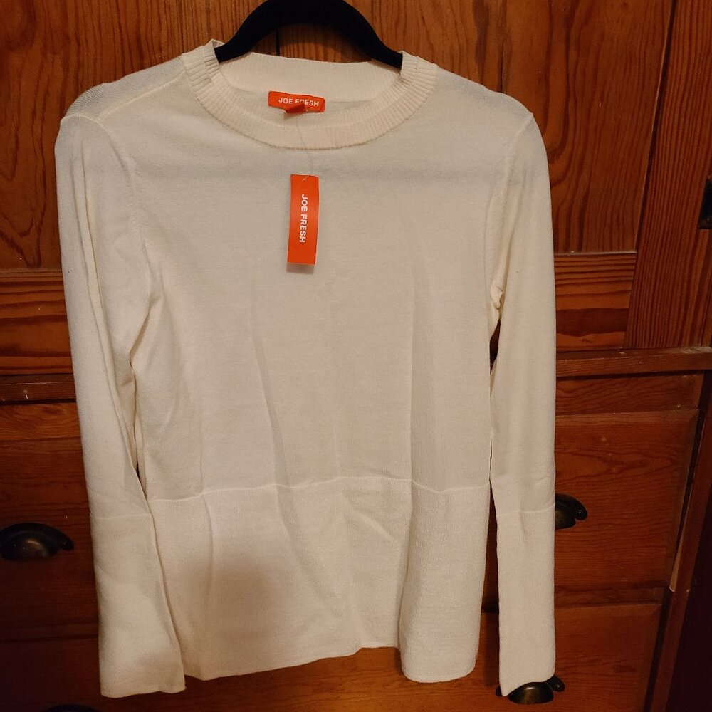 New Women's cream sweater XS ivory